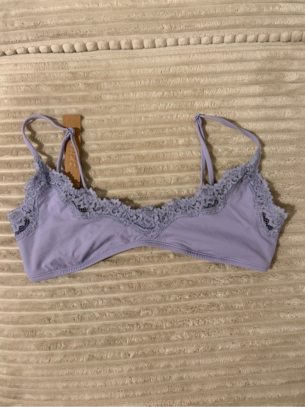 SKIMS Lavender Lace Bralette